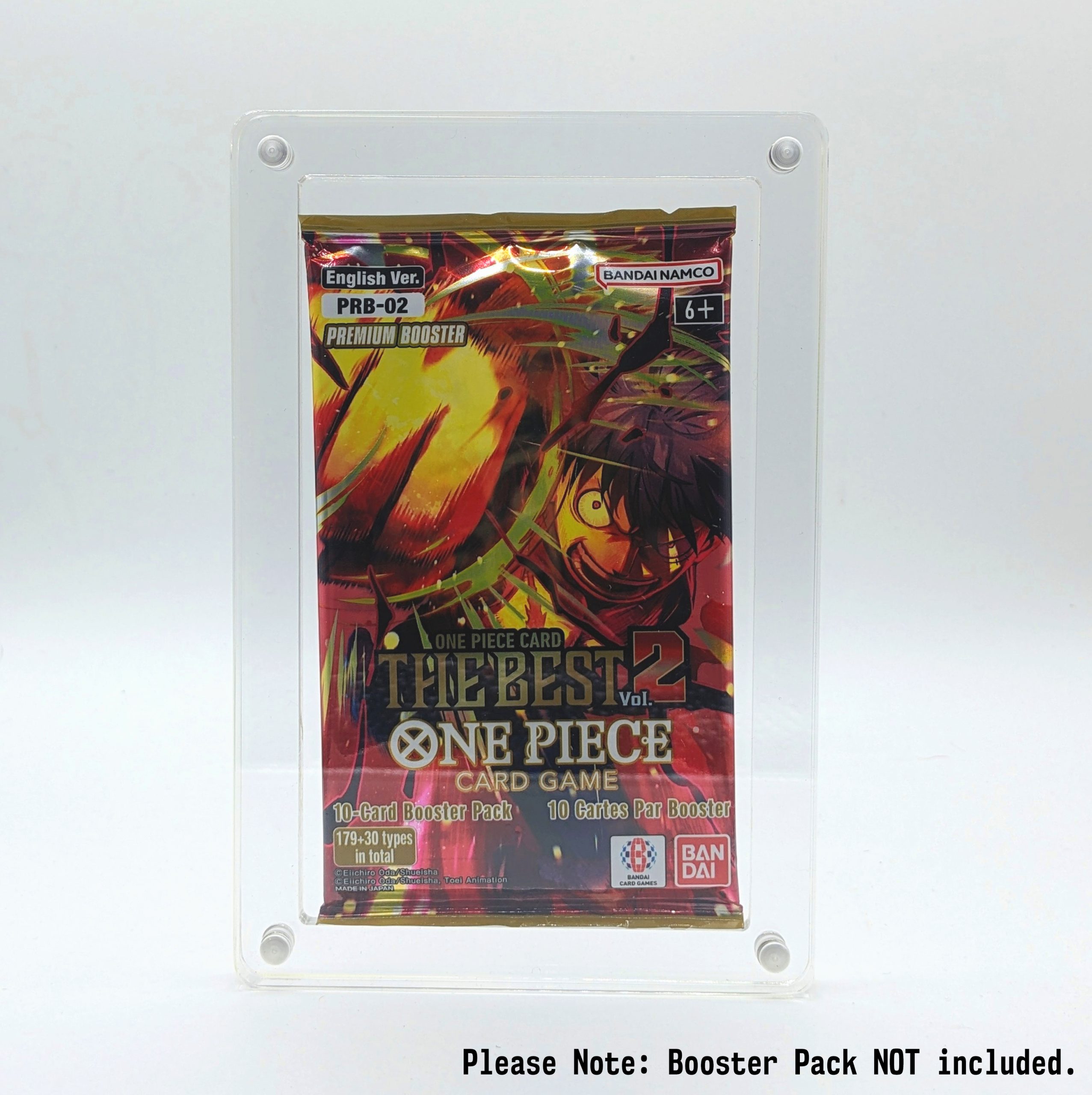One Piece Booster Pack Acrylic Display Case - Image 2