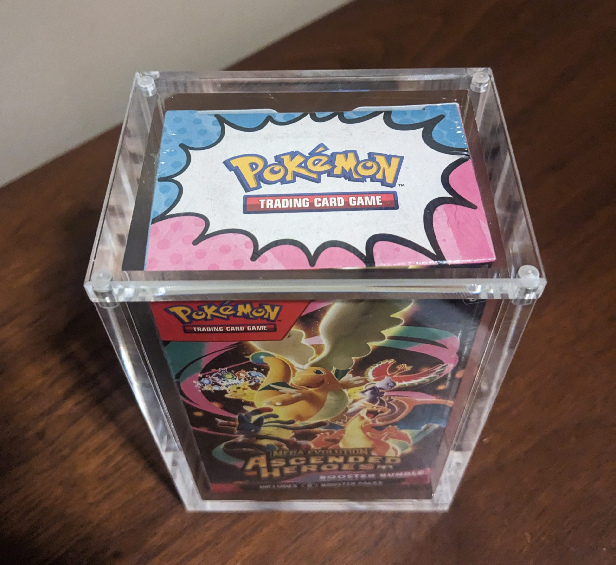 Pokemon Booster Bundle Box (Tall Version) Acrylic Display Case - Image 4