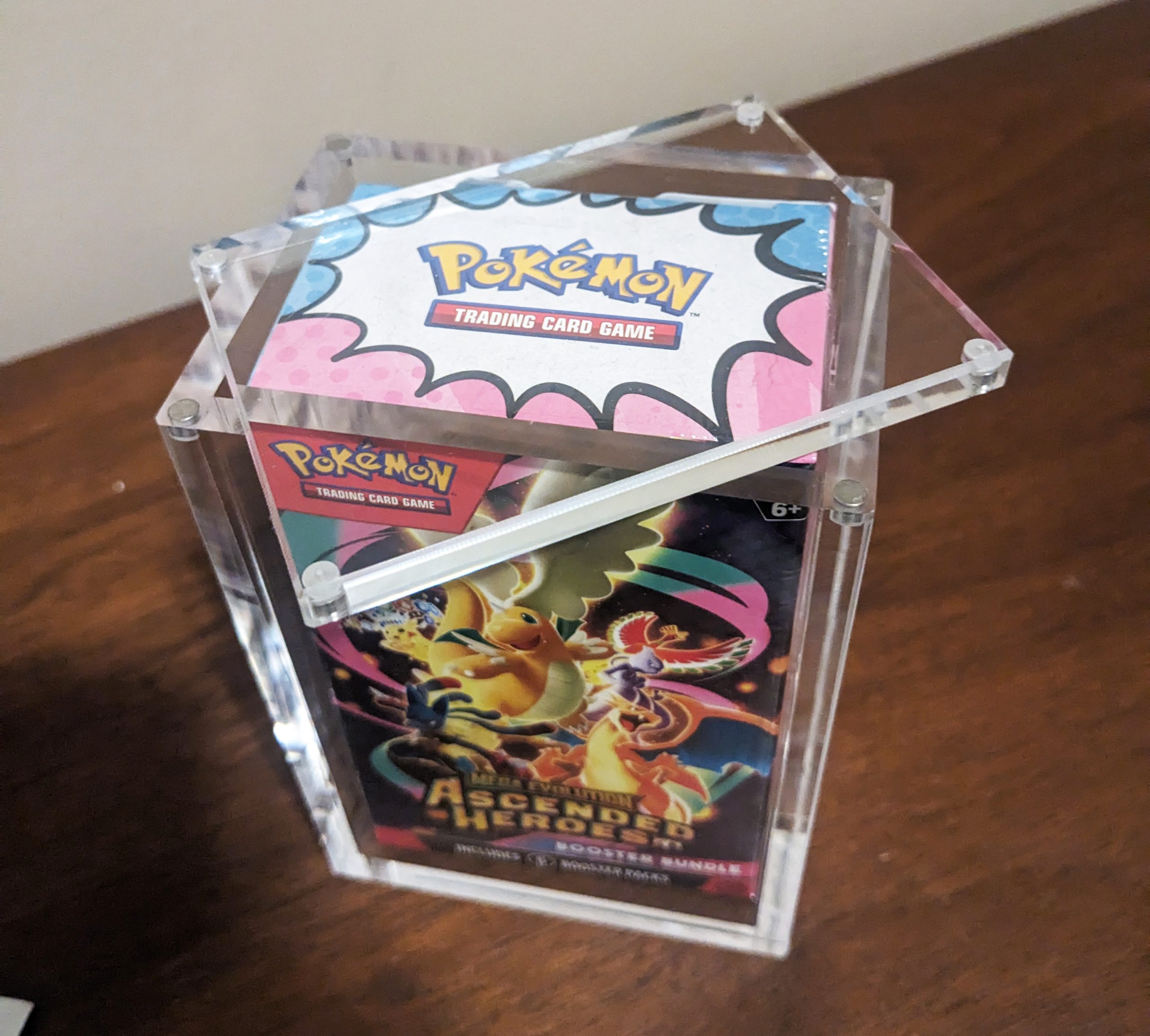 Pokemon Booster Bundle Box (Tall Version) Acrylic Display Case - Image 2